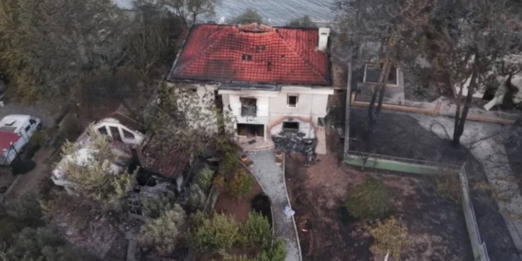 Güzelyalı'da yangının izleri: Bazı villalar tamamen yandı 3